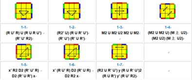 魔方公式第六步公式我要箭头形 