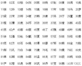 中国姓氏人口排名前十,<p>揭秘中国最常见的姓氏</p>