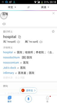 医院用英语怎么说