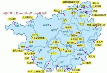 桂林景点分布地图 图片欣赏中心 急不急图文 Jpjww Com