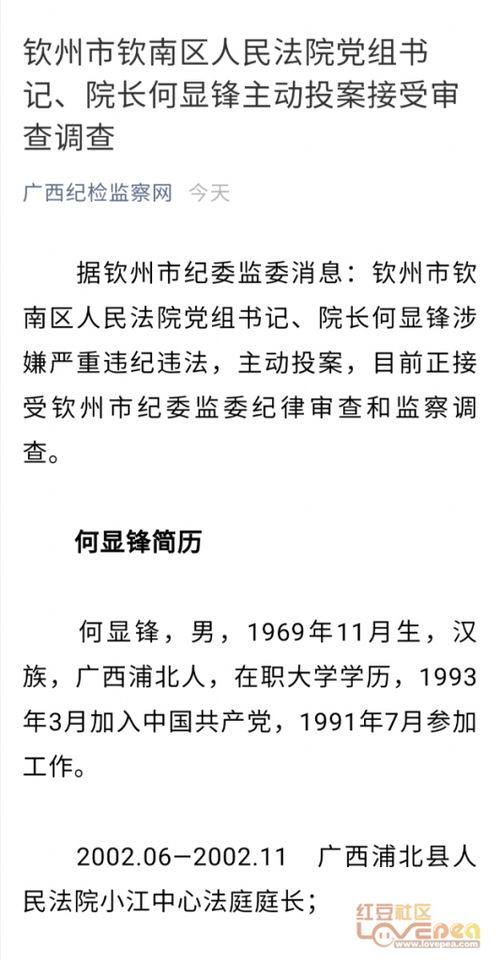 主动投案,乜玩意 法院党组书记 院长