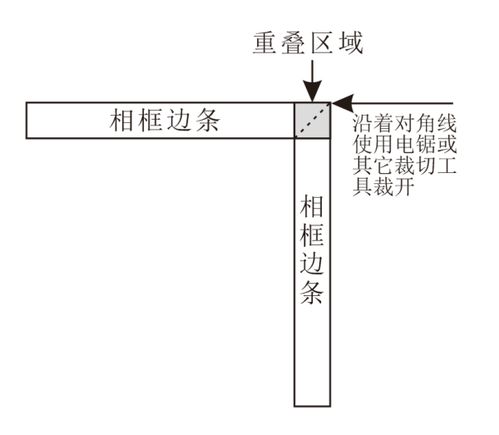 怎么裁切相框45度角 