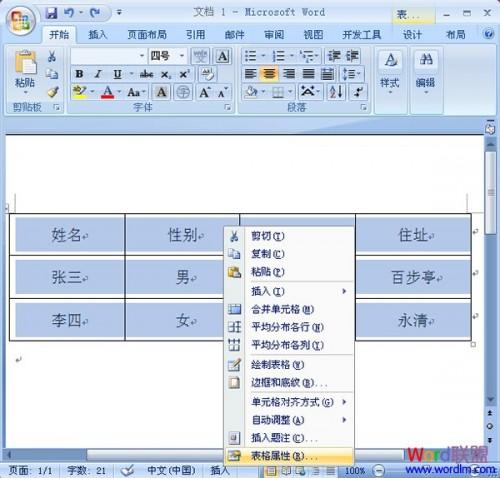 如何在Word2007中制作双线表格的详细图文步骤