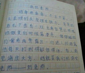 细节描写人物段落摘抄字