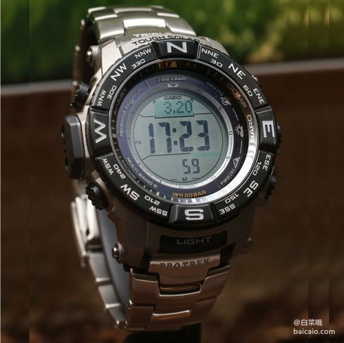 Casio 卡西欧 PRW 3500T 7CR 六局电波 三重感应 钛金属太阳能登山表 史低 185.3到手1350元 Amazon优惠 白菜哦 