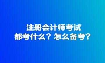 会计师考试内容,会计师资格证考试内容