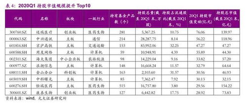 大资金持仓曝光 Q1季度基金持仓分析