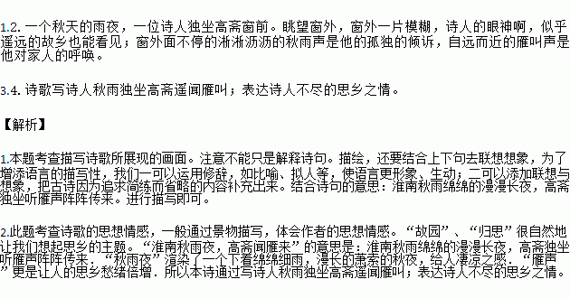 鸣雁全文解释词语—凌风指的什么意思？