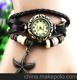 欧美韩版正品森女系手表复古女式手链表时尚潮流海王星手表学生表