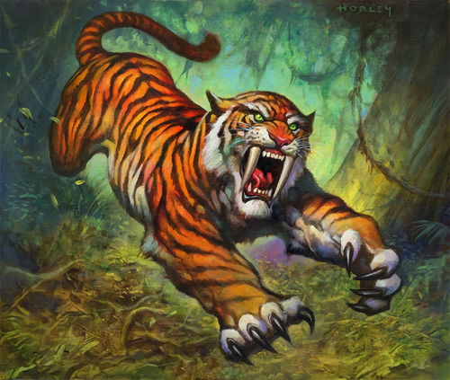 炉石传说 虎年初一聊聊炉石里的老虎形象,猛虎之神助你虎虎生威
