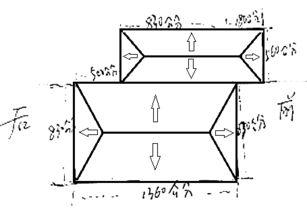 四面倒水的屋顶怎样做