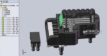乐高玩具工艺之钢琴模型