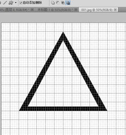 这个图片里面的三角形是怎么弄的 