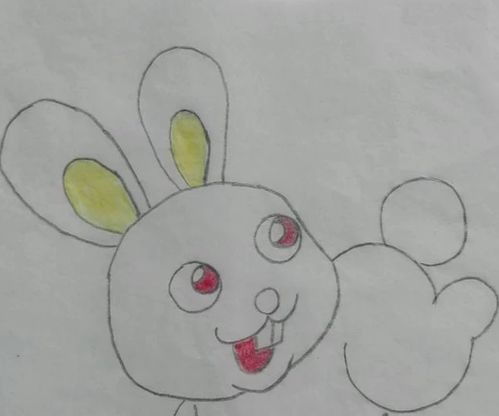 怎样画一个简笔画的兔子 