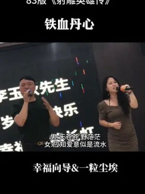 这首男女声二重唱真的不好唱,各唱各的词,各唱各的调 经典老歌 铁血丹心 射雕英雄传 爱生活爱唱歌 