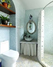 卫生间瓷砖风水,不容忽视的浴室情调