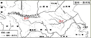 读秦岭 淮河线图.完成下列问题. 1 在图中适当的位置填注出秦岭.淮河的名称. 2 比较秦岭 淮河一线的地理意义.完成下表.项目地区耕地耕作制度粮食作物油料作物糖科作物以北旱地小麦花生甜菜以南水田 