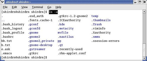 linux ./文件名,Linux中的.是什么意思？