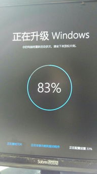 win10正在配置设置33%