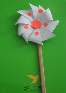 简单儿童手工小风车纸艺制作教程 