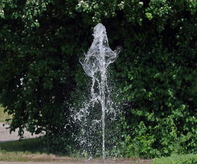 水,喷泉,注入,湿,泡沫,水游戏,水喷泉,夏季,一滴水 