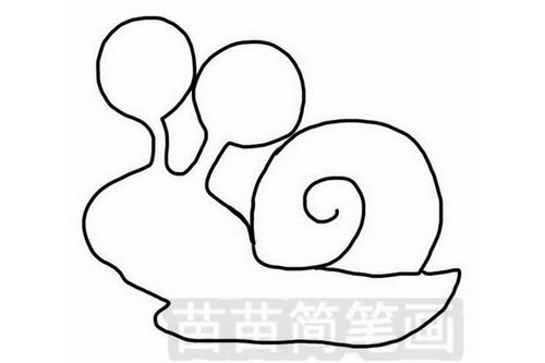 蜗牛怎么画漂亮又简单,【急】想N天了不知道怎么花蜗牛,谁提供几张图片。