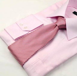 粉色条纹衬衣配什么领带好看,附上图片 