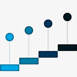矢量ppt阶梯图表素材图片免费下载 千库网 