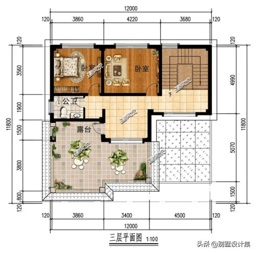 5款开间12米别墅图纸,圆自己的别墅梦,收藏图纸不迷路