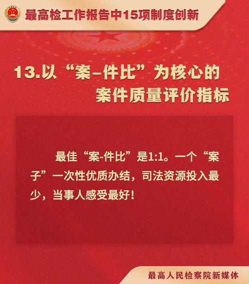 最高检工作报告中的15项制度创新 你pick哪一个