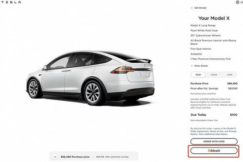 比特币购买特斯拉_特斯拉在中国市场的销售情况