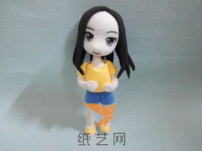 清纯小美女粘土教程 