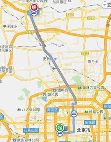 北京西站到昌平南大街的地铁线