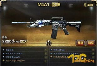 CF武器排行榜最强武器排名 雷神M4A1位居第一