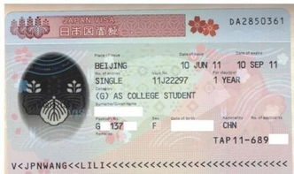 日本旅游签证,日本旅游签证申请流程