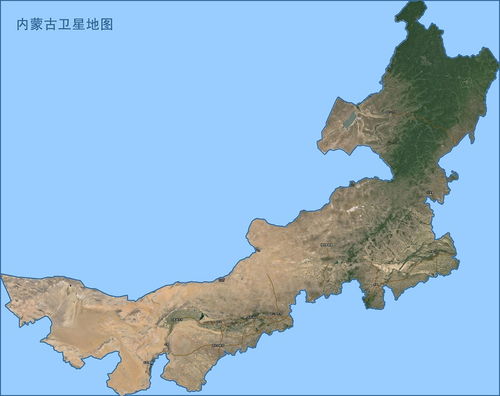 外蒙古地形地图图片