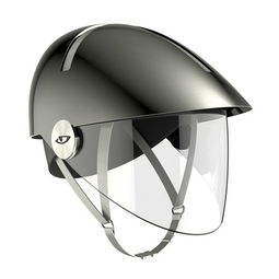 内置面罩 充满未来感的流线单车头盔 