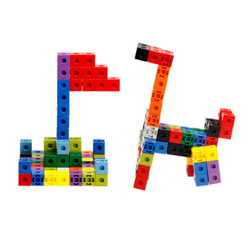 儿童积木玩具3 6周岁六面方块正方形立体拼插塑料拼装幼儿园益智