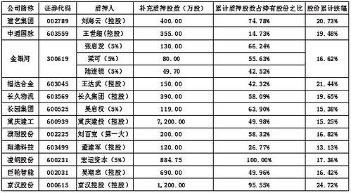 质押预警线和平仓线 质押预警线和平仓线 行情