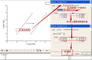 在origin中如何将已画的直线水平移动固定值 