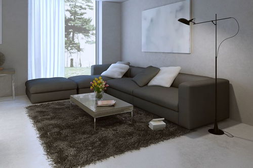 咖啡色沙发搭配什么颜色的地毯 
