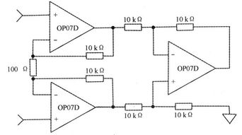 op07儀用放大電路   (op07儀表放大器)