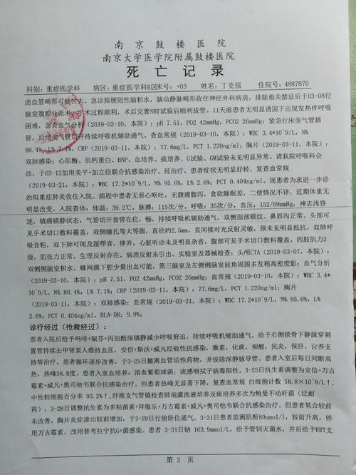 南京鼓楼医院因为没有告知肺部严重感染而进行脑积水手术,最终导致患者死亡,算不算医疗事故 