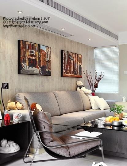 欧式风格别墅富裕型客厅沙发装修效果图 