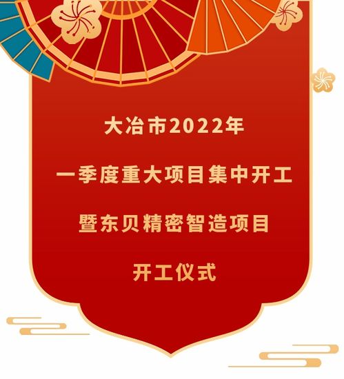 大冶31个重大项目今天集中开工 总投资114.8亿元