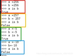 python中的is和 之间的区别 深浅拷贝以及列表 字典生成式