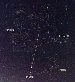 北斗七星是 的主要标志 可以帮助我们在夜间辨认方向 