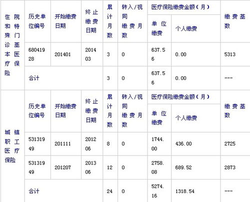 社区最低社保都包括什么