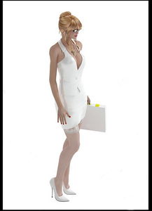 3d人体模特女人人物模型服装模特设计图下载 图片7.62MB 游戏动漫库 单体模型 