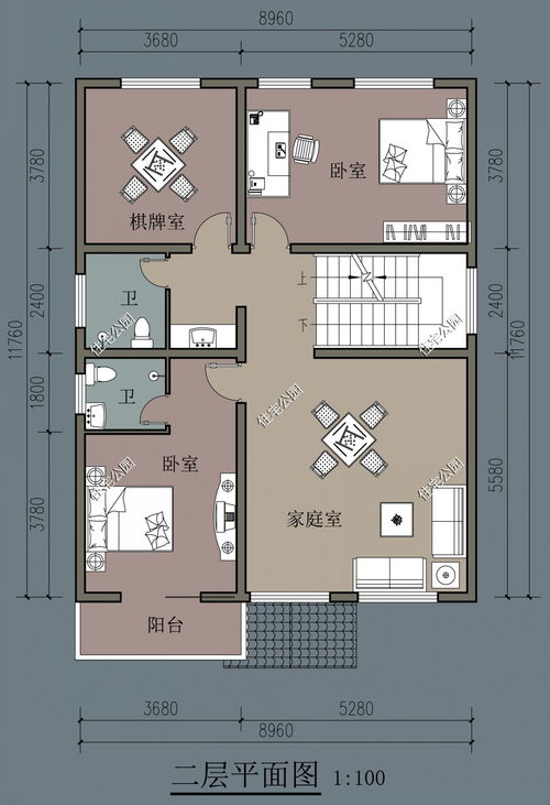 地皮开间8米,进深12米,两边可开窗,怎样设计最好